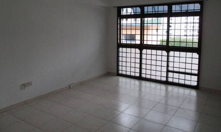 A bare flat before renovation