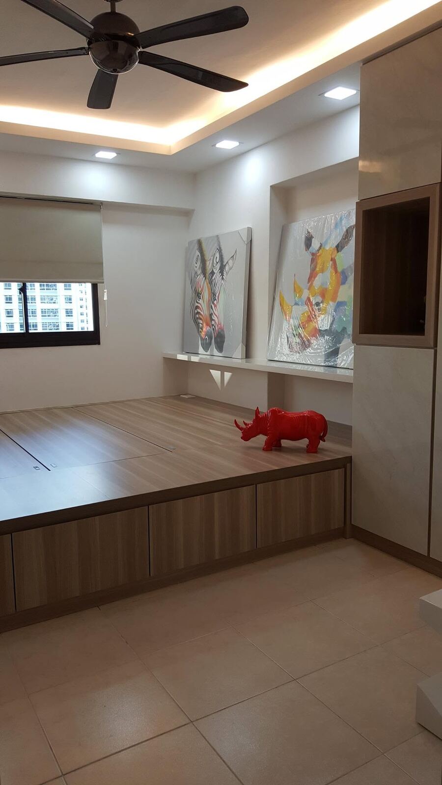 Finished room at handover